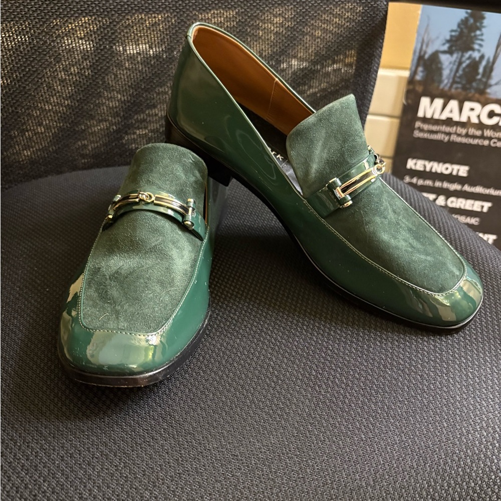 Forest Green Newbark Women's Loafers